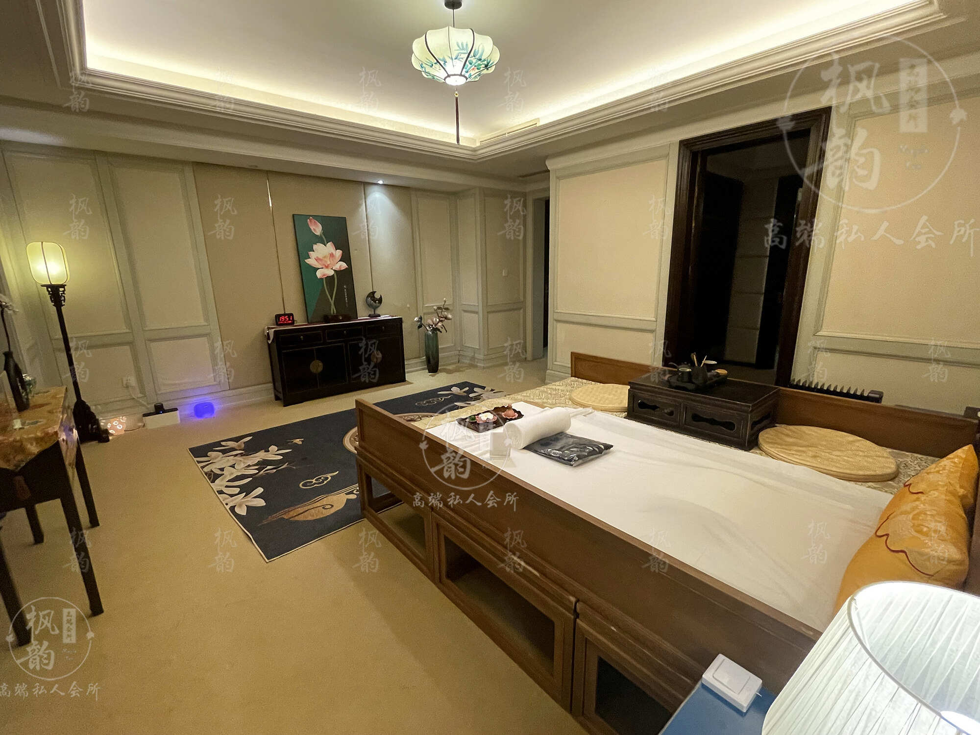 天津天津渔阳鼓楼人气优选沐足会馆房间也很干净，舒适的spa体验